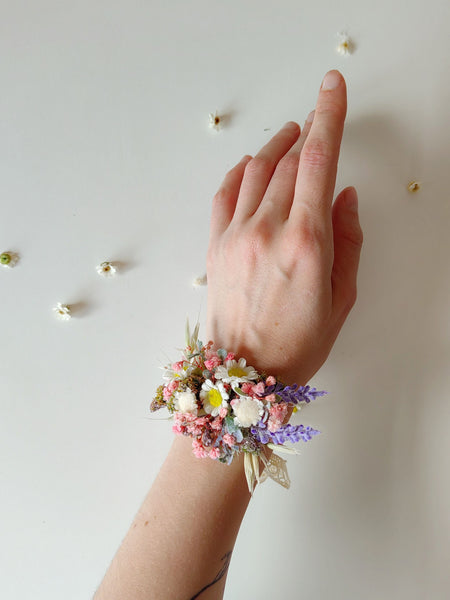 Wildflowers bracelet with lavender