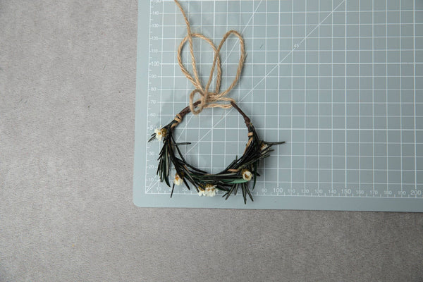 Olive leaves and rosemary bracelet Greenery flower bracelet wedding Magaela Wrist corsage for bride Bridesmaid bracelets Natural bracelet