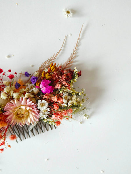 Summer wedding hair comb