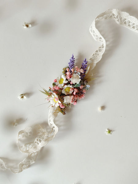 Wildflowers bracelet with lavender