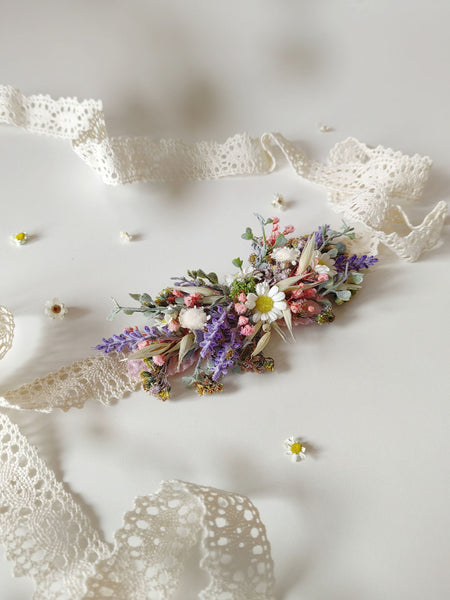 Wildflowers daisy and lavender belt