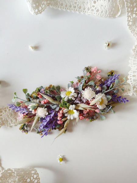 Wildflowers daisy and lavender belt