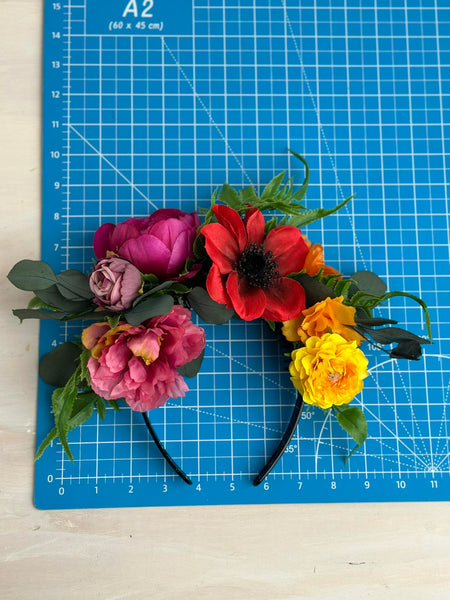 Colourful Frida Kahlo headband