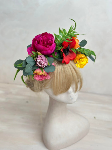 Colourful Frida Kahlo headband