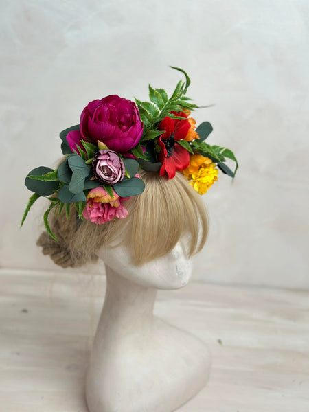 Colourful Frida Kahlo headband
