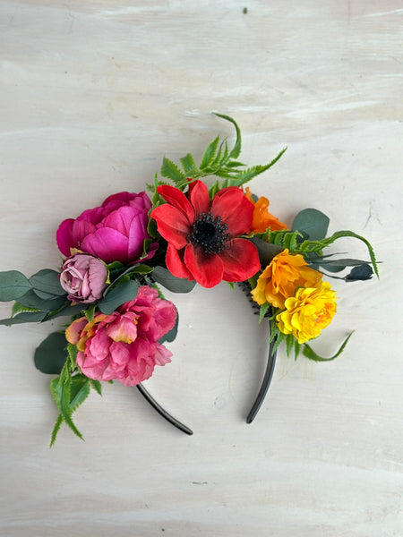 Colourful Frida Kahlo headband