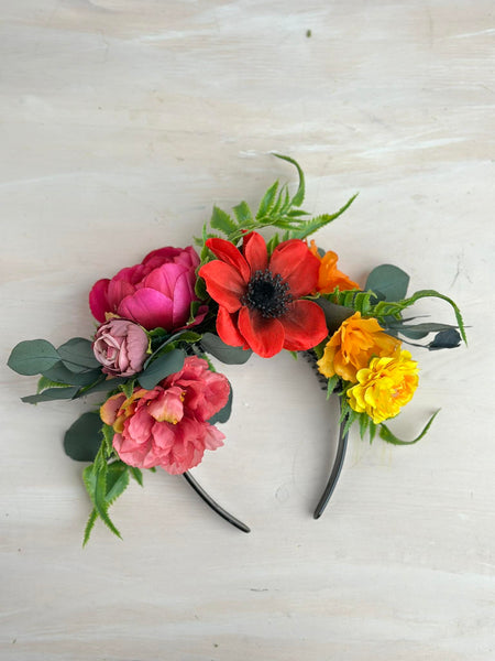 Colourful Frida Kahlo headband