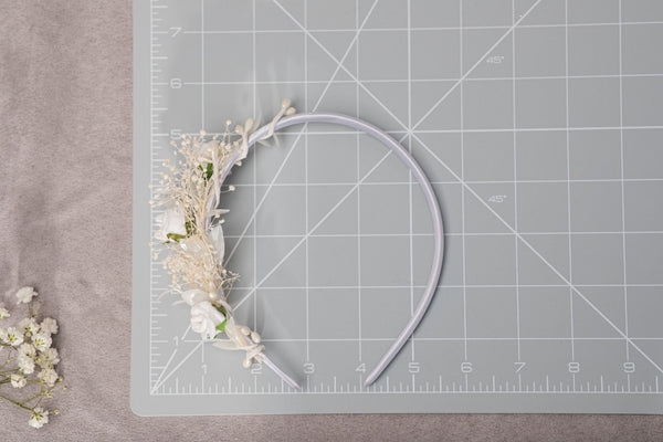 Holy communion flower headband