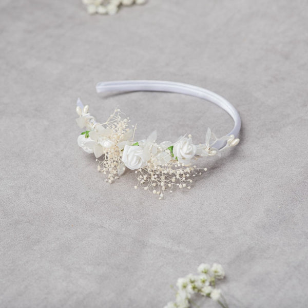 Holy communion flower headband