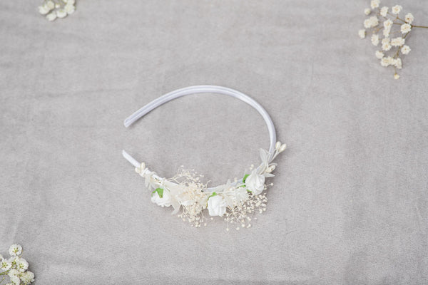 Holy communion flower headband