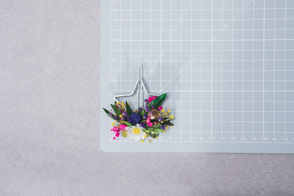 Meadow spring flower hair clip Star daisy snap clip Wildflowers bridal clip Summer 2021 Flower girl Hair Accessories Magaela hair jewellery