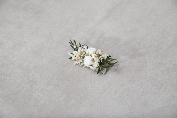 Flower hair clip for first communion