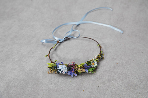 Meadow Mommy and me flower crowns Matching set of hair wreaths for mum and daughter Family photoshoot Flower girl wreath Bridal daisy wreath