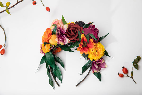 Frida Kahlo Flower Headband