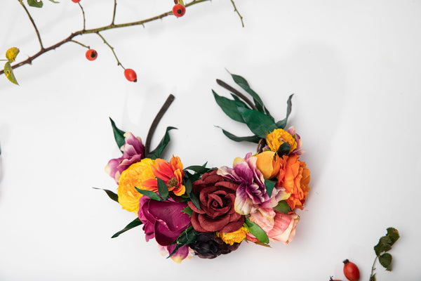 Frida Kahlo Flower Headband
