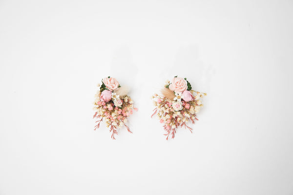 Romantic Blush Pink wedding earrings