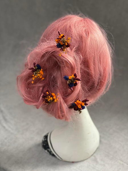 Autumn wedding hairpins
