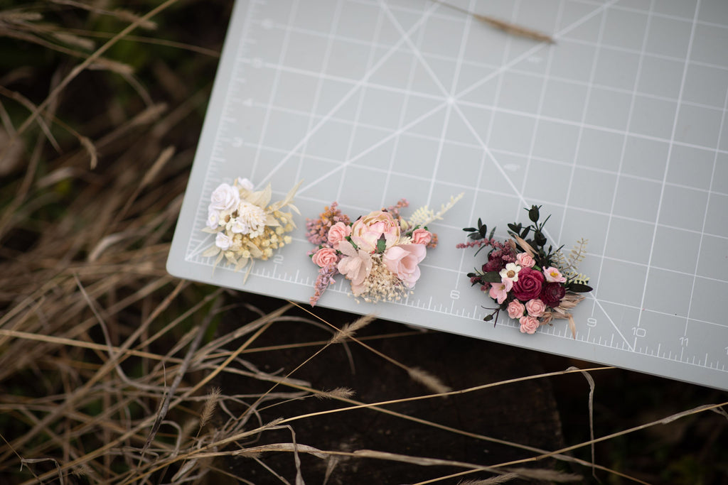 SelinishDesign Bridal Shoe Clip, Ivory Wedding Shoes, Flower Shoe Clip, Wedding Accessories, Ivory Wedding - code: SH153