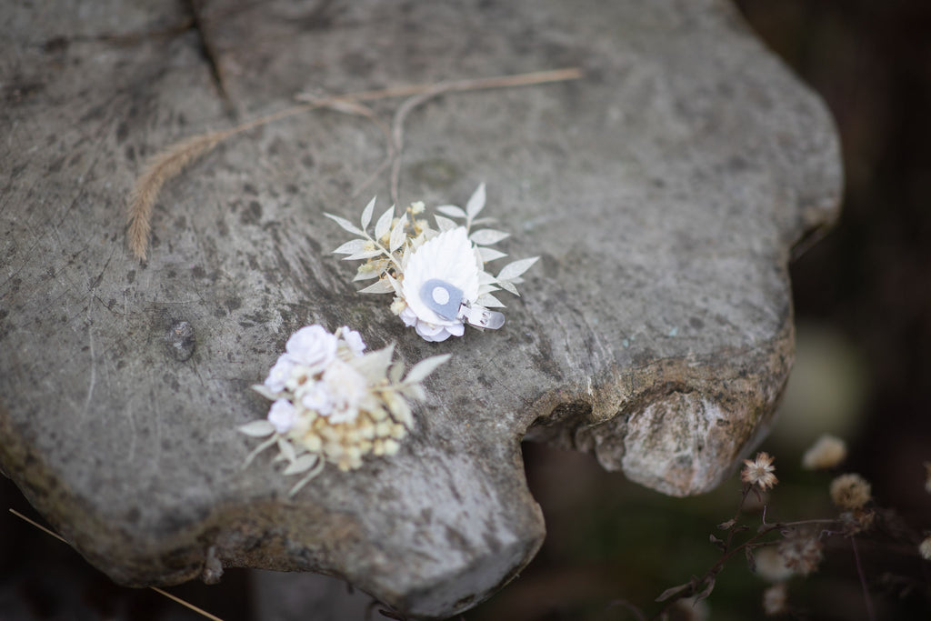 SelinishDesign Bridal Shoe Clip, Ivory Wedding Shoes, Flower Shoe Clip, Wedding Accessories, Ivory Wedding - code: SH153