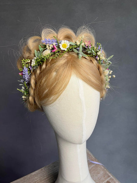 Meadow daisy flower crown