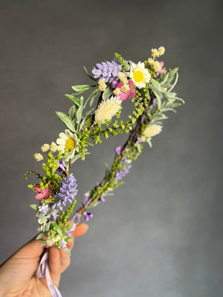 Meadow daisy flower crown