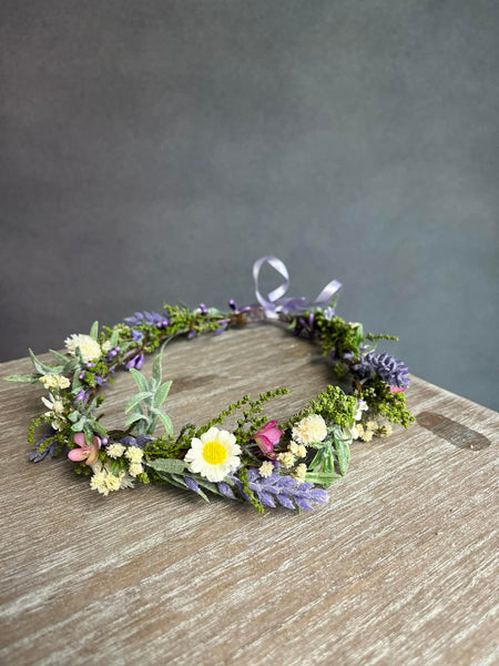 Meadow daisy flower crown