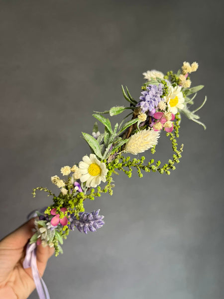 Meadow daisy flower crown