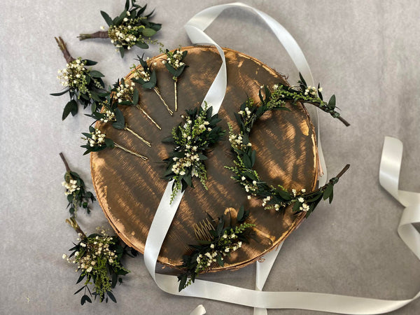 Greenery eucalyptus headband