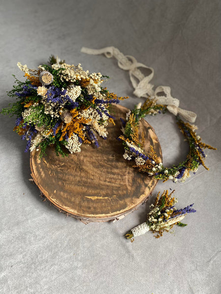 Natural flower wedding set