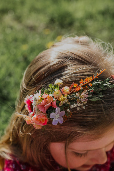 Flower headband for girl