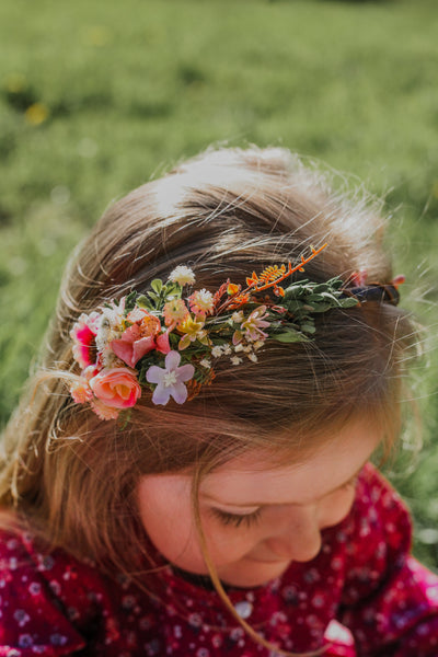 Flower headband for girl