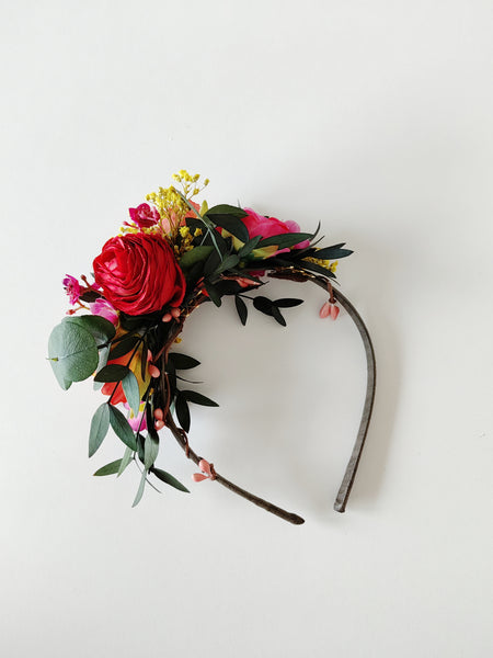 Frida Kahlo flower headband for girl