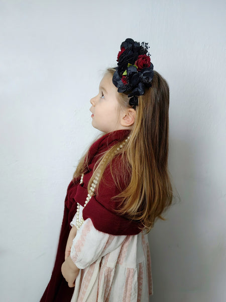 Black and red Frida Kahlo headband