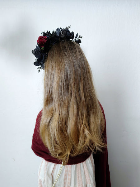 Black and red Frida Kahlo headband