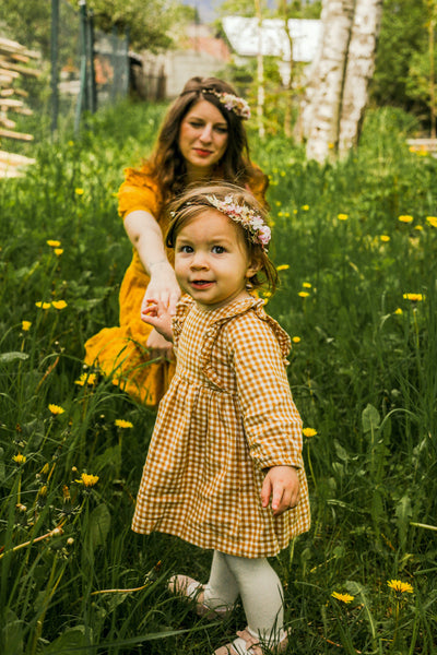 Mummy and me flower crowns Matching flower wreaths Mother and daughter headpieces Flower girl Wedding accessories Pink peony crown Magaela