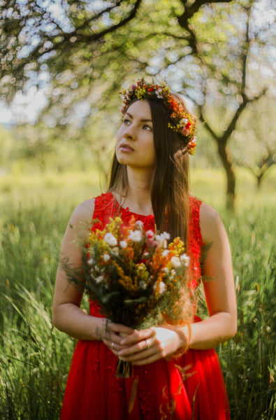 Preserved flower bouquet Bridal wedding bouquet Bride to be Natural dried bouquet Wedding accessories Magaela Meadow bouquet Handmade