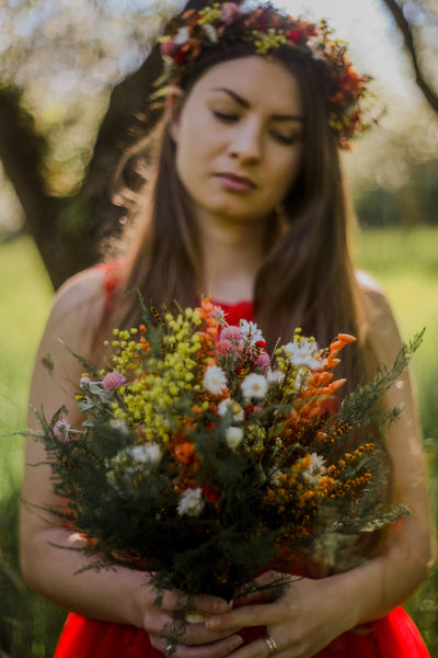 Preserved flower bouquet Bridal wedding bouquet Bride to be Natural dried bouquet Wedding accessories Magaela Meadow bouquet Handmade