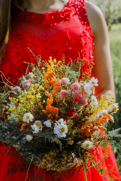 Preserved flower bouquet Bridal wedding bouquet Bride to be Natural dried bouquet Wedding accessories Magaela Meadow bouquet Handmade