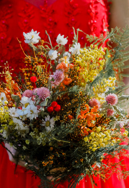 Preserved flower bouquet Bridal wedding bouquet Bride to be Natural dried bouquet Wedding accessories Magaela Meadow bouquet Handmade