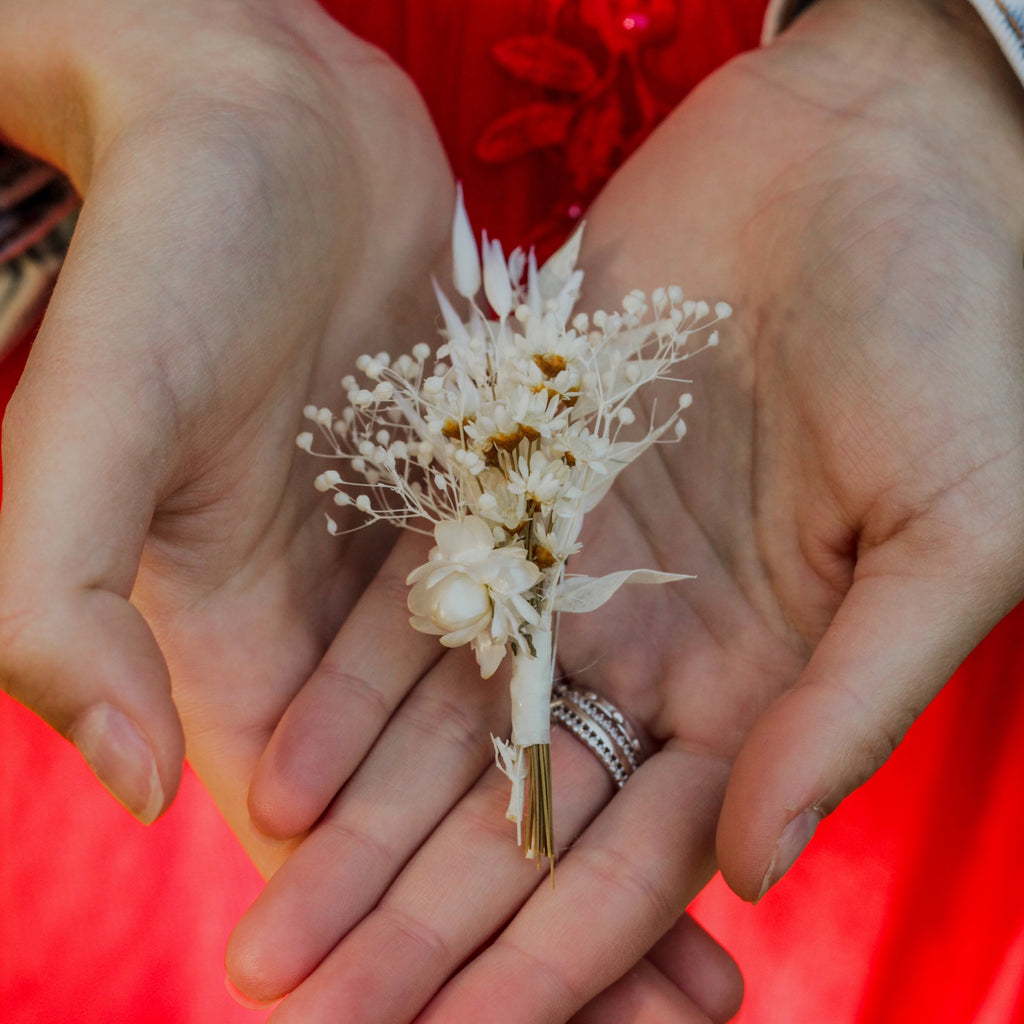 dry flower corsage