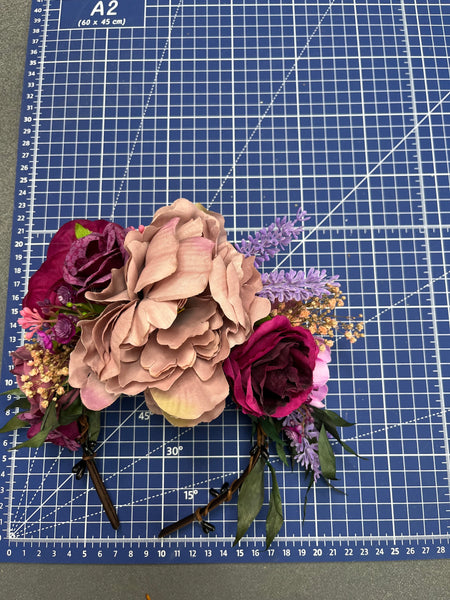 Magenta Frida Kahlo headband