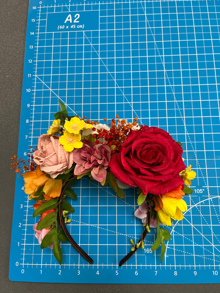 Summer Frida Kahlo flower crown