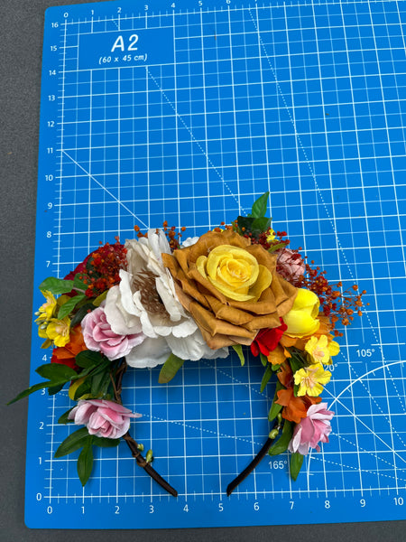 Summer Frida Kahlo flower crown