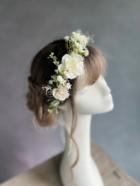 Boho wedding flower crown