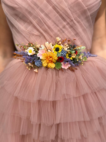 Summer sunflower belt