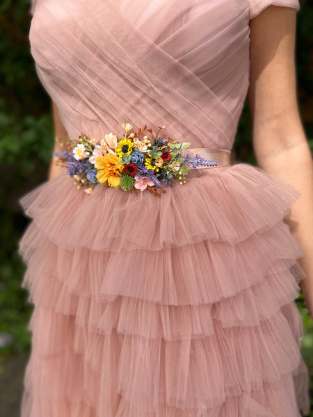 Summer sunflower belt