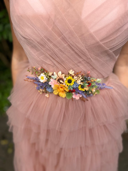 Summer sunflower belt