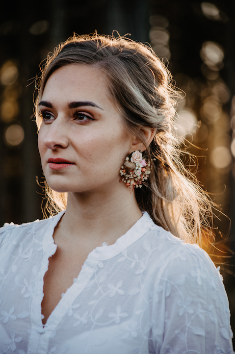 Blush clearance earrings wedding