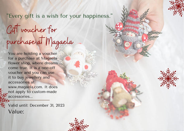 Christmas gift voucher - 3 designs