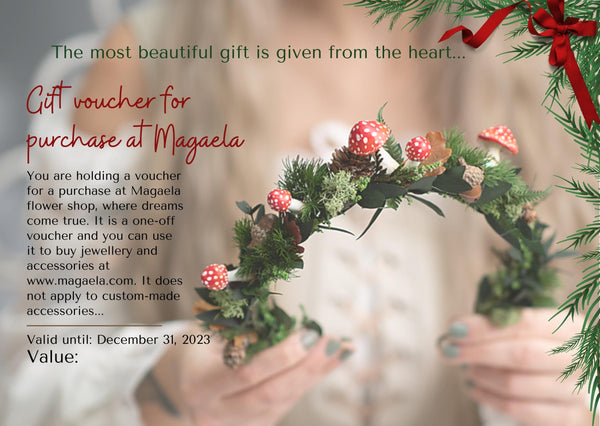 Christmas gift voucher - 3 designs